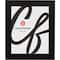 Craig Frames Bauhaus Mystic Satin Black Picture Frame